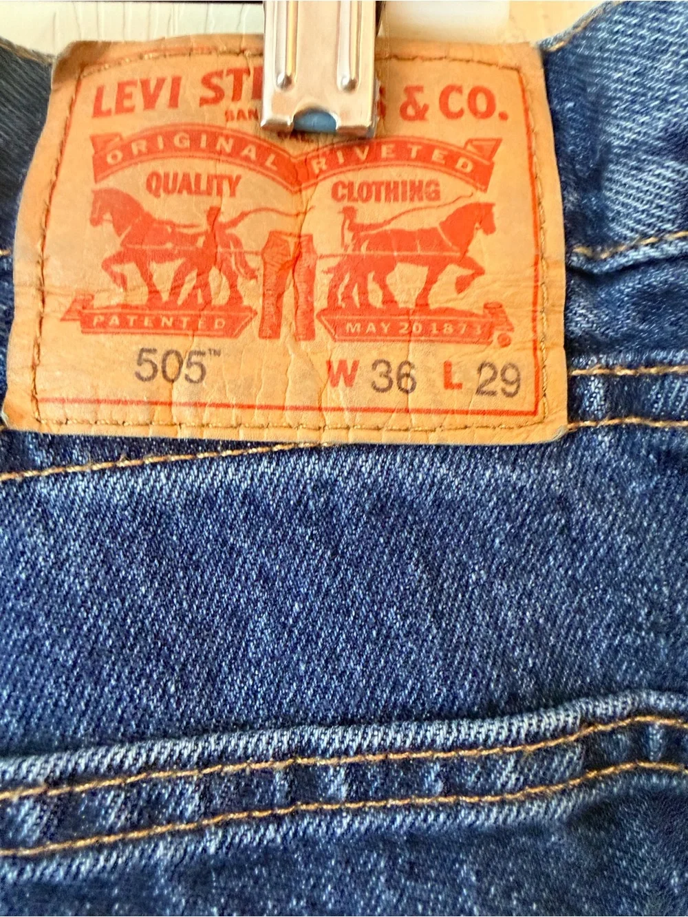 Levi's Blue Straight Leg Men's Jeans